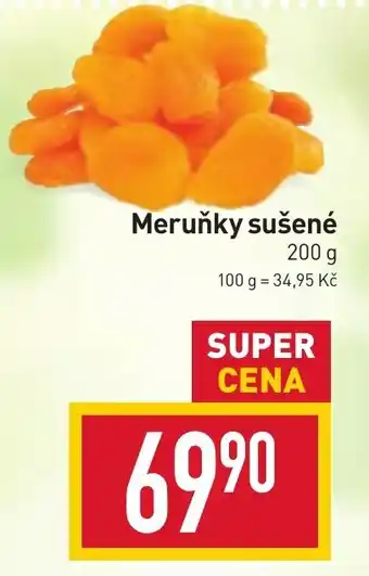 Billa Meruňky sušené nabídka