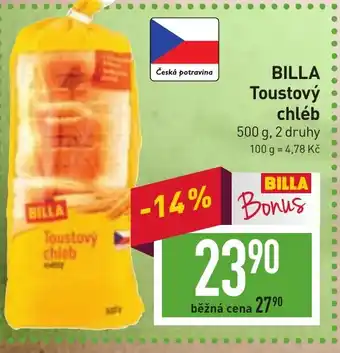 Billa BILLA Toustový chléb nabídka