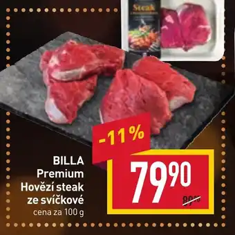 Billa BILLA Premium Hovězí steak ze svíčkové nabídka