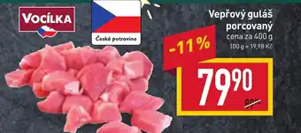 Billa Vepřový guláš porcovaný nabídka
