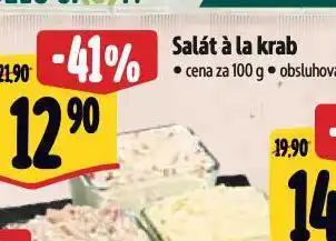 Albert Salát á la krab nabídka