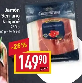 Billa Jamón Serrano krájené 250 g nabídka
