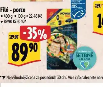 Albert Filé porce nabídka