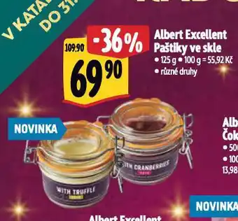 Albert Albert excellent paštiky ve skle nabídka
