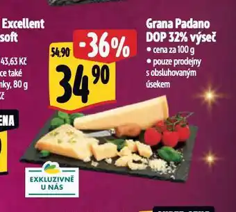 Albert Grana padano dop 32% výseč nabídka