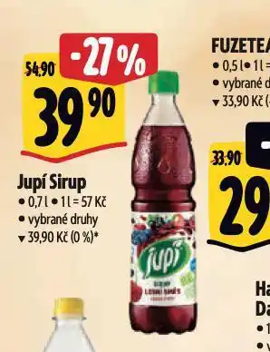 Albert Jupí sirup nabídka