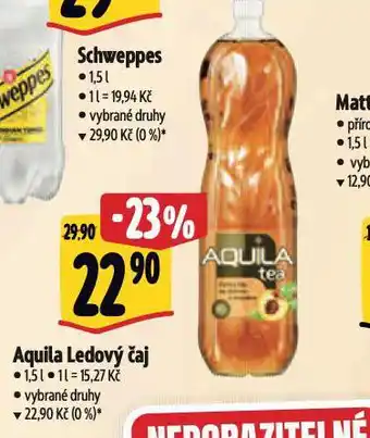 Albert Aquila ledový čaj nabídka