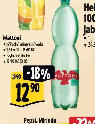 Albert Mattoni přírodní nabídka
