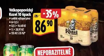 Albert Pivo velkopopovický kozel 10 nabídka