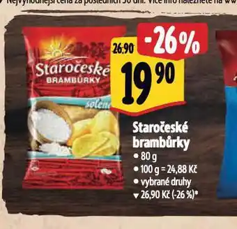 Albert Staročeské brambůrky nabídka
