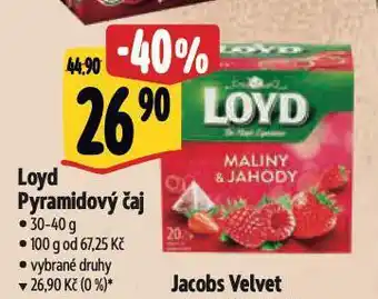 Albert Loyd pyramidový čaj nabídka