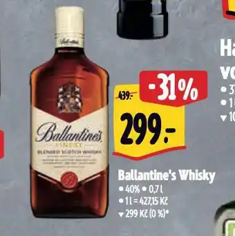 Albert Ballantine´s whisky nabídka