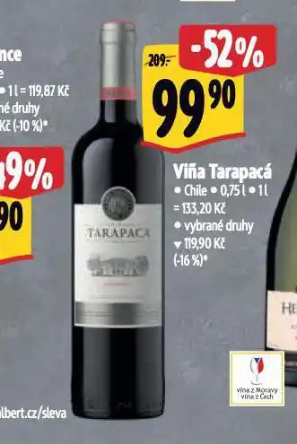 Albert Viňa tarapacá nabídka