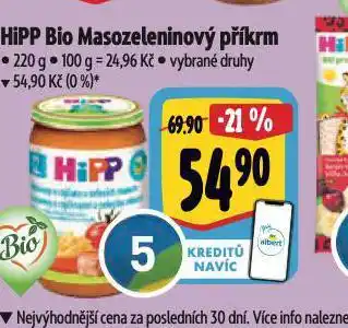 Albert Hipp bio masozeleninový příkrm nabídka