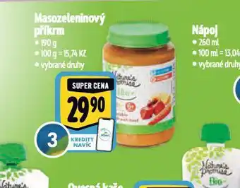 Albert Masozeleninový příkrm nabídka