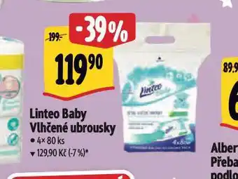Albert Linteo baby vlhčené ubrousky nabídka