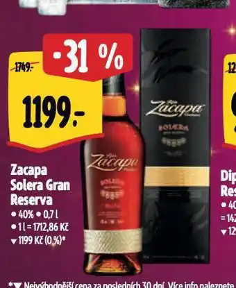 Albert Zacapa solera gran reserva nabídka