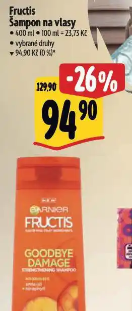 Albert Fructis šampon nabídka