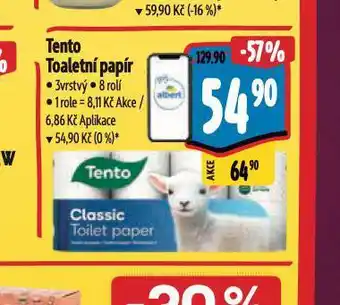 Albert Tento toaletní papír nabídka