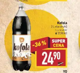Billa Kofola 2l nabídka