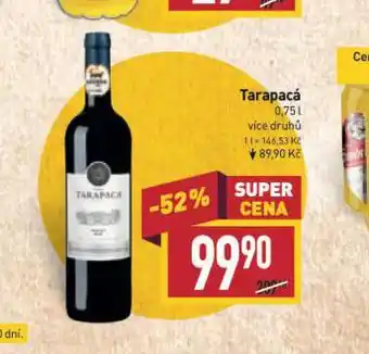 Billa Tarapacá nabídka