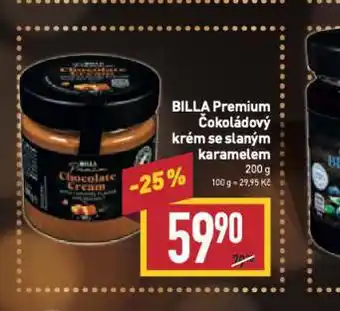 Billa Billa premium čokoládový krém se slaným karamelem nabídka