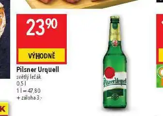 Globus Pivo pilsner urquell nabídka