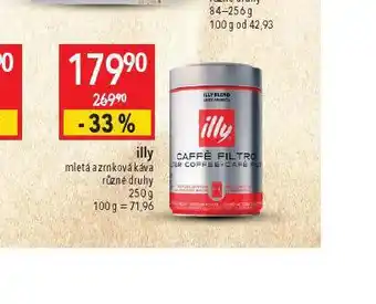 Globus Illy mletá a zrnková káva nabídka