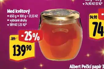 Albert Med květový nabídka