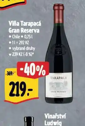 Albert Vina tarapacá nabídka