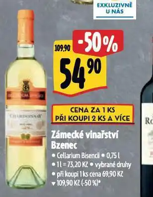 Albert Zámecké vinařství bzenec nabídka