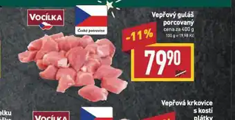Billa Vepřový guláš porcovaný nabídka