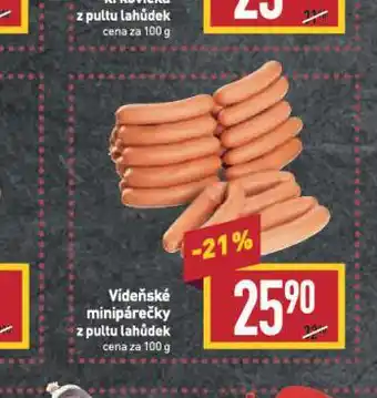 Billa Vídeňské minipárečky nabídka