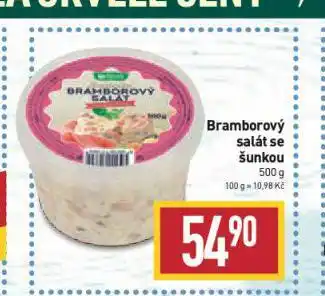 Billa Bramborový salát se šunkou nabídka