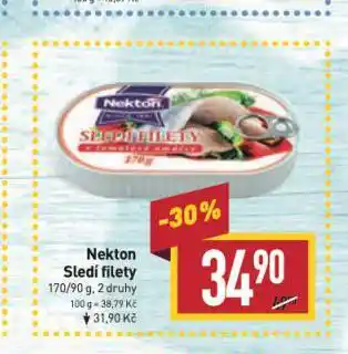 Billa Nekton sledí filety nabídka