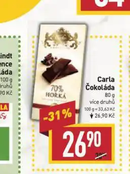 Billa Carla čokoláda nabídka