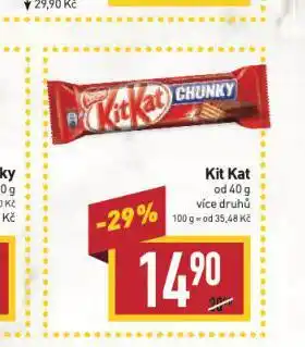 Billa Kit kat nabídka