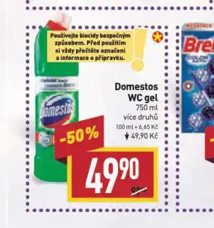 Billa Domestos wc gel nabídka