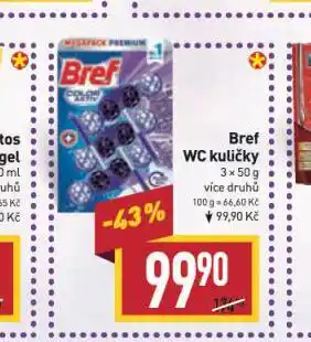 Billa Bref wc kuličky nabídka