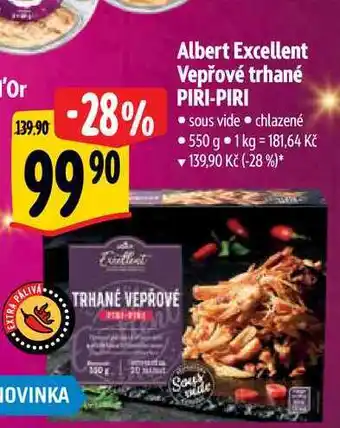 Albert Albert excellent vepřové trhané piri-piri 550 g nabídka