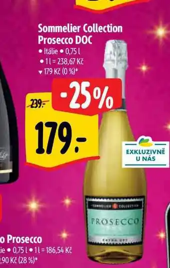 Albert Sommelier collection prosecco doc 0,75 l nabídka