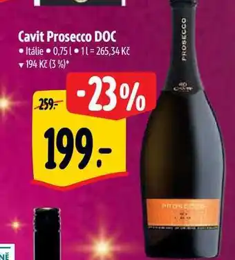 Albert Cavit prosecco doc 0,75 l nabídka