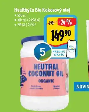 Albert Healthyco bio kokosový olej 500 ml nabídka