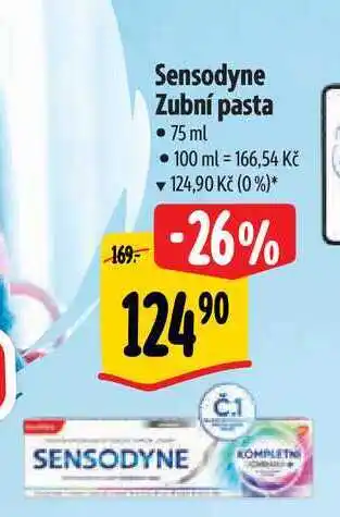 Albert Sensodyne zubní pasta 75 ml nabídka
