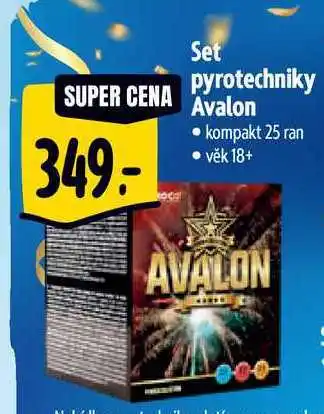 Albert Set pyrotechniky avalon • kompakt 25 ran nabídka
