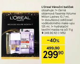 Tesco L'oreal vánoční balíček nabídka