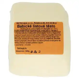 Tesco Babické listové těsto, chlazené 500g nabídka