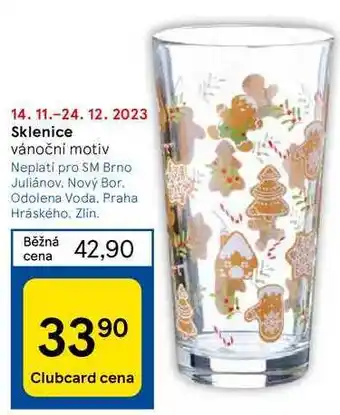 Tesco Sklenice nabídka