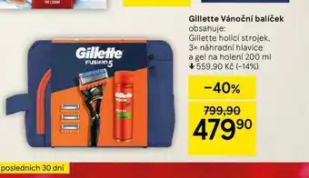 Gillette vánoční balíček