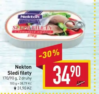 Billa Nekton Sledí filety nabídka